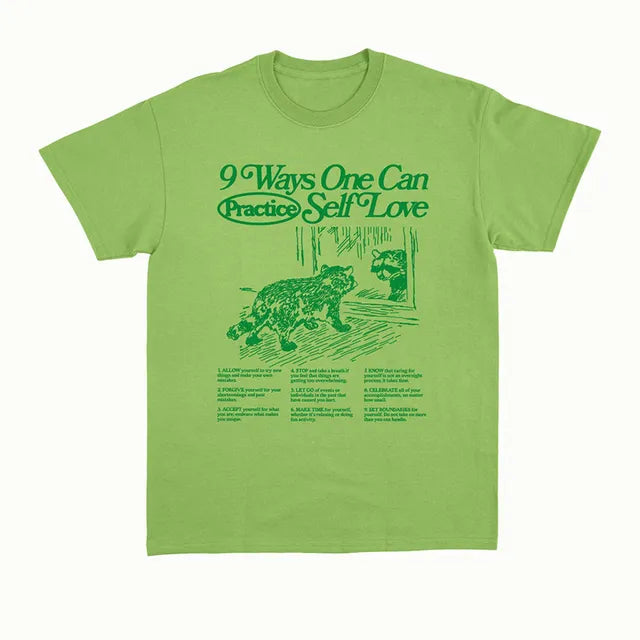 9 Ways Self Love Tee