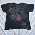 00s Vintage Star Print Short Sleeve Tee Gothic Graphic Print Japanese Style y2k T-shirt Harajuku Aesthetic Women Punk Crop Top