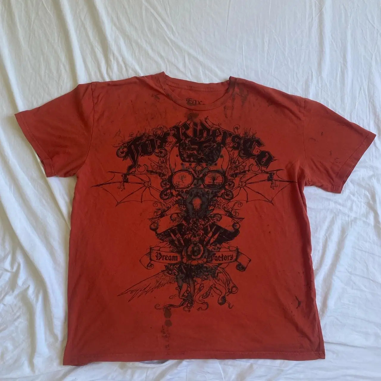 00s Vintage Star Print Short Sleeve Tee Gothic Graphic Print Japanese Style y2k T-shirt Harajuku Aesthetic Women Punk Crop Top