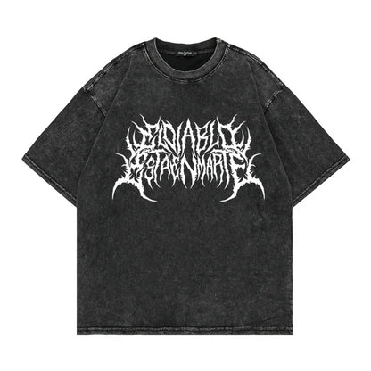 FlyShtFitsUK T-Shirt Gothic Punk Graphic