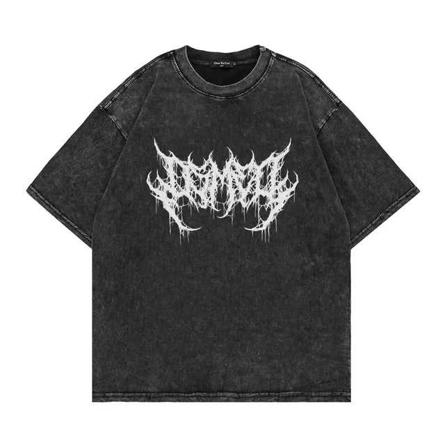 FlyShtFitsUK T-Shirt Gothic Punk Graphic