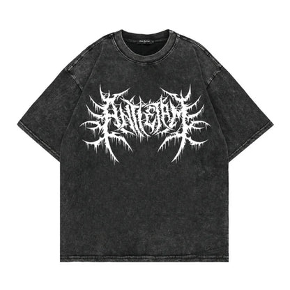 FlyShtFitsUK T-Shirt Gothic Punk Graphic