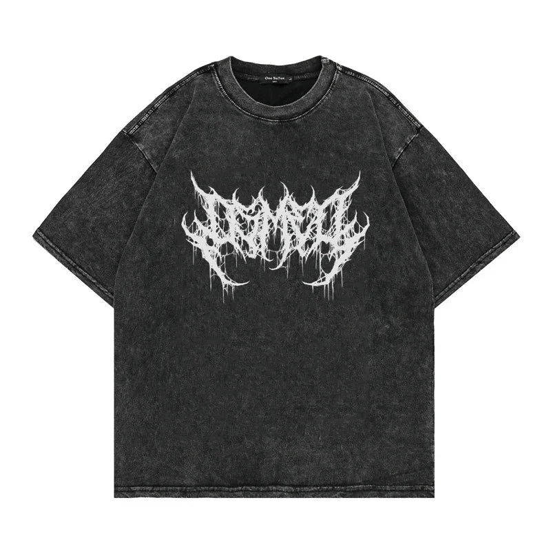 FlyShtFitsUK T-Shirt Gothic Punk Graphic