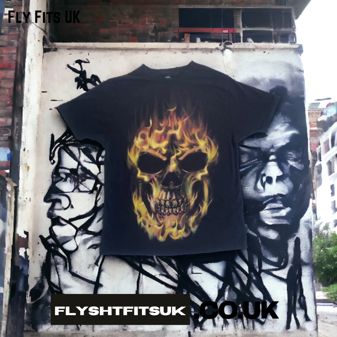Cartoon Skull Totem Pattern Print Crop Tops Graphic Short Sleeve T-shirt Harajuku Grunge Y2K Aesthetic Mall Goth Vintage Tees