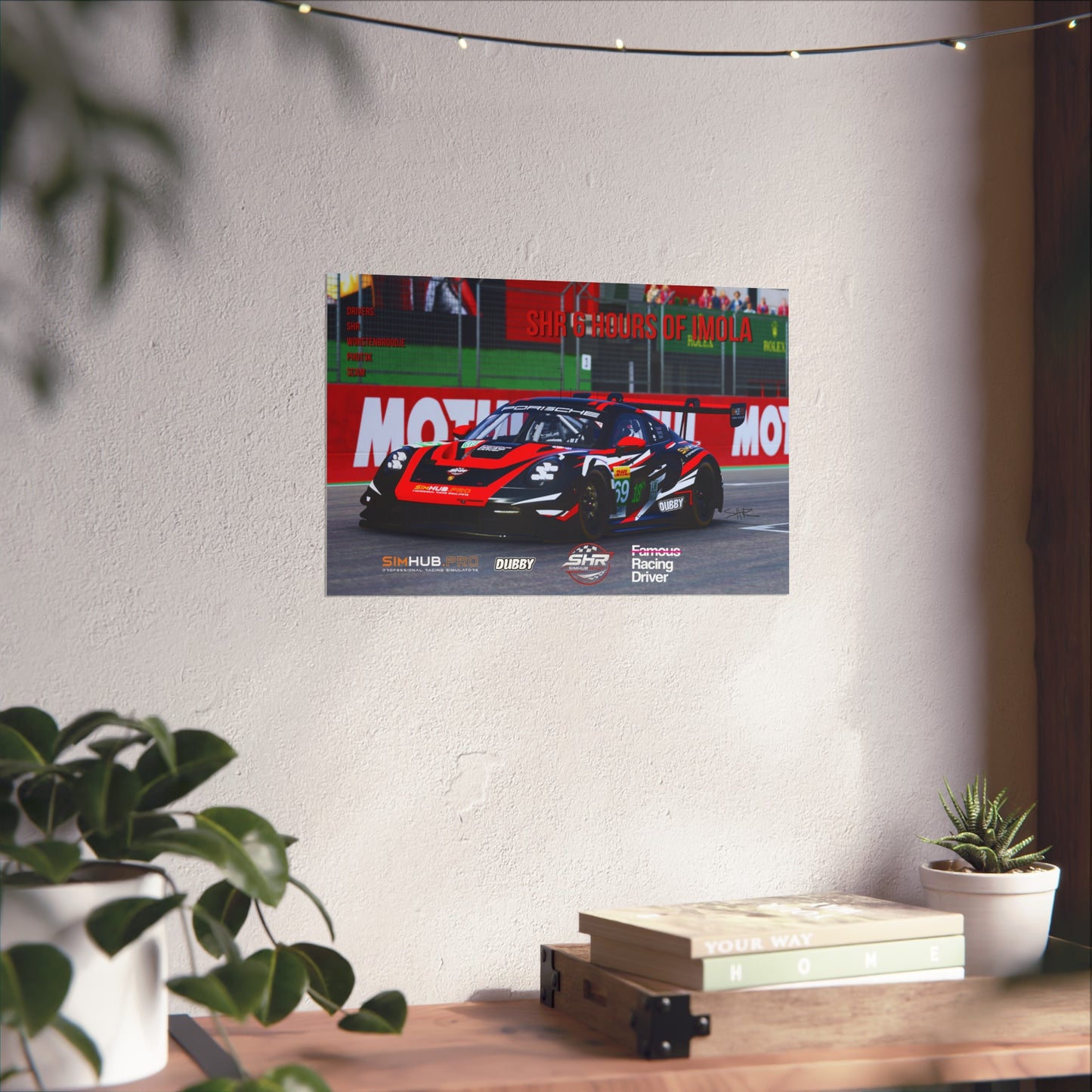 SHR 6 HOURS OF IMOLA A3 POSTER