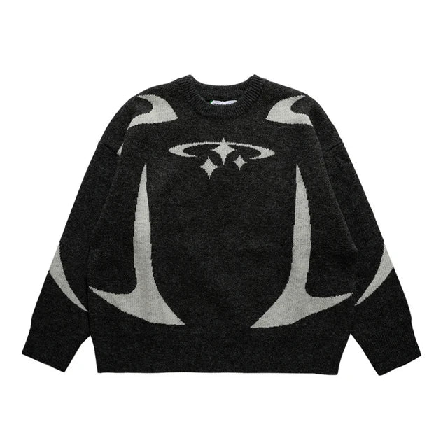 FlyShtFitsUK Y2K retro sweater Winter Autumn Edition