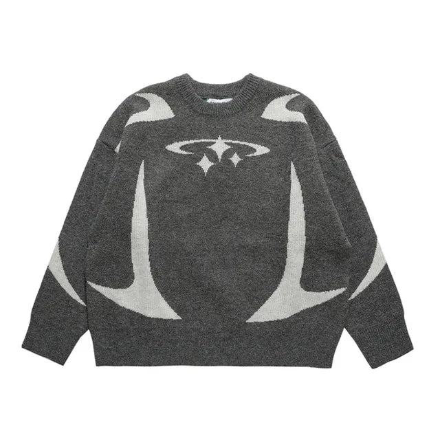 FlyShtFitsUK Y2K retro sweater Winter Autumn Edition