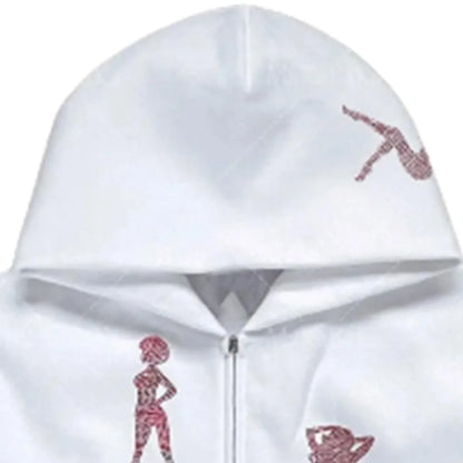 FlyshtFitsUK Girl Rhinestone hoodie