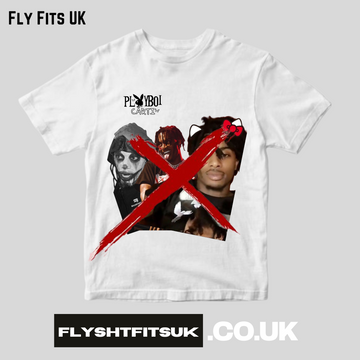 FlyShtFitUK playboicarti Y2K Red Cross Shirt