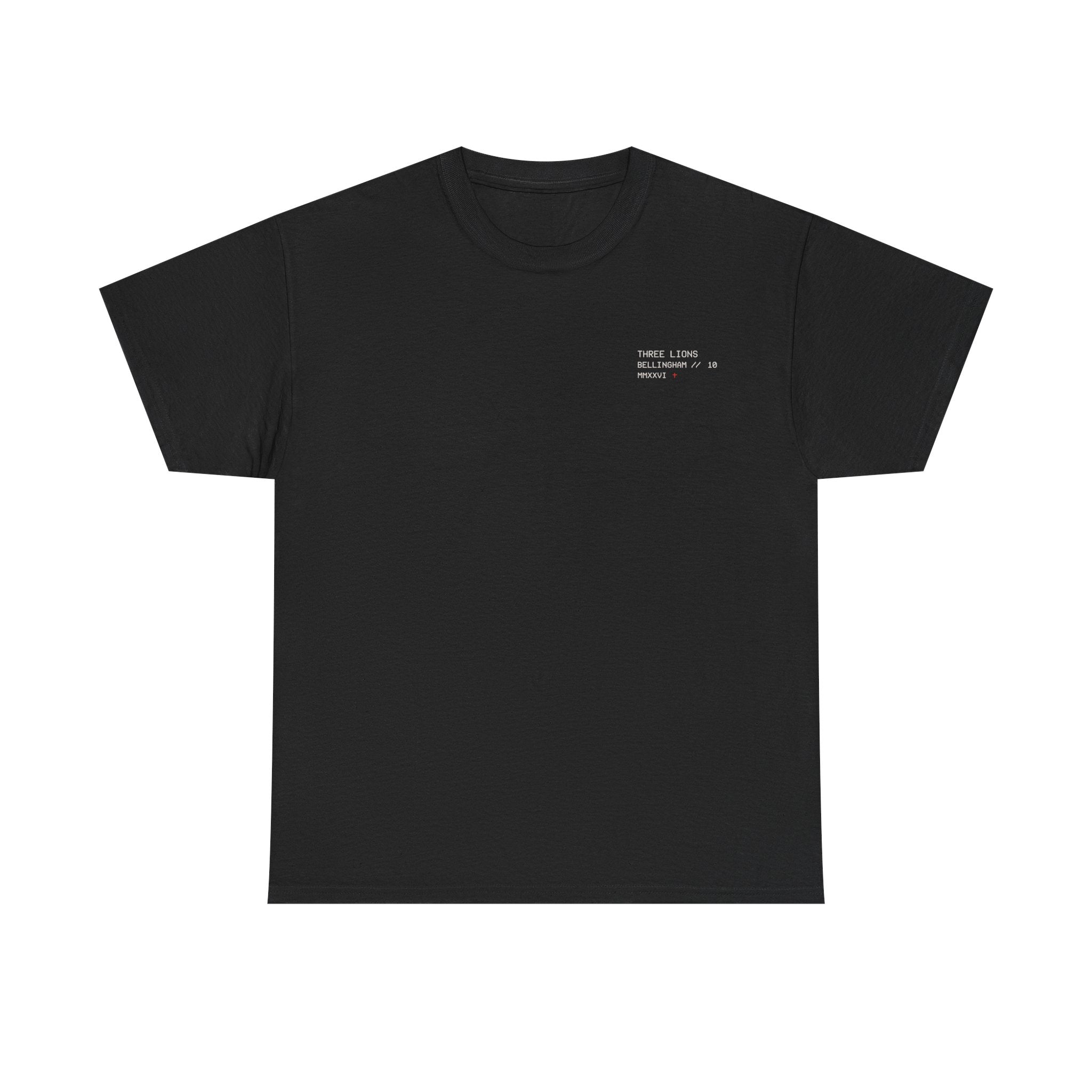 Three Lions 2026 Graphic T-Shirt – Kane 9 / Bellingham 10