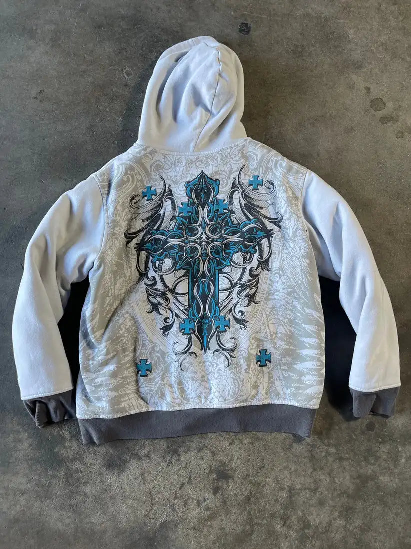 FlyShtFitsUK Street Fashion Print Y2K Pullover Autumn/Winter