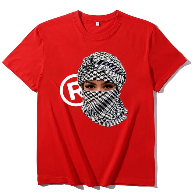 FlyShtFitsUK T-Shirt Cotton Vintage Character Graphic Print Punk Y2k Clothes Tops Gothic Casual Loose Unisex Streetwear Top Tee