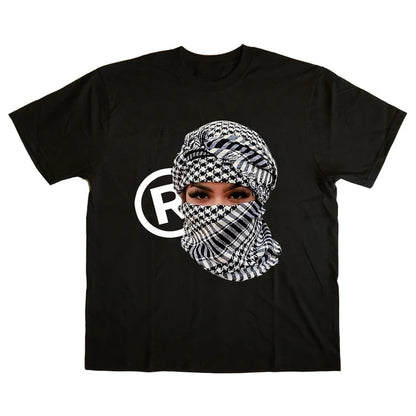 FlyShtFitsUK T-Shirt Cotton Vintage Character Graphic Print Punk Y2k Clothes Tops Gothic Casual Loose Unisex Streetwear Top Tee