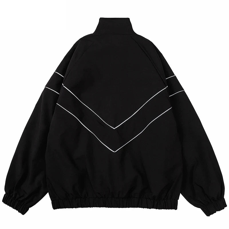 FlyShtFitsUK Bomber Jacket Windbreaker Retro Vintage