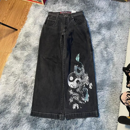 FlyShtFitsUK Y2k Wide Leg Jeans