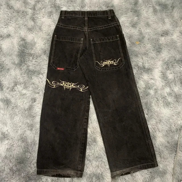FlyShtFitsUK Y2k Wide Leg Jeans