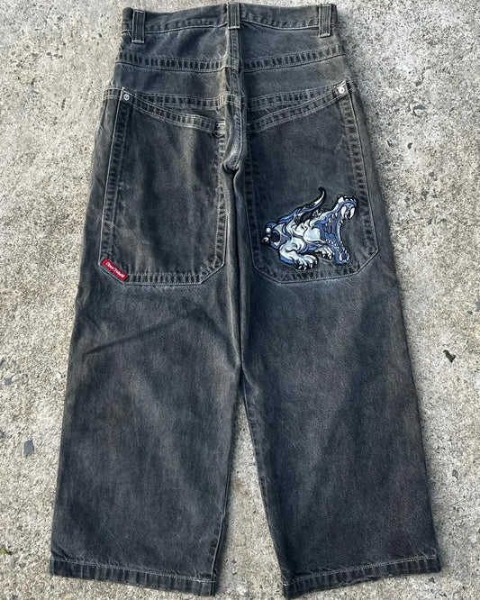 FlyShtFitsUK Y2k Wide Leg Jeans