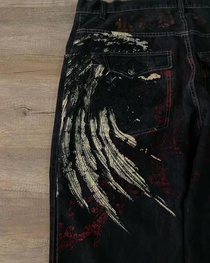 FlyShitFitsUK Y2K Jeans Baggy Loose