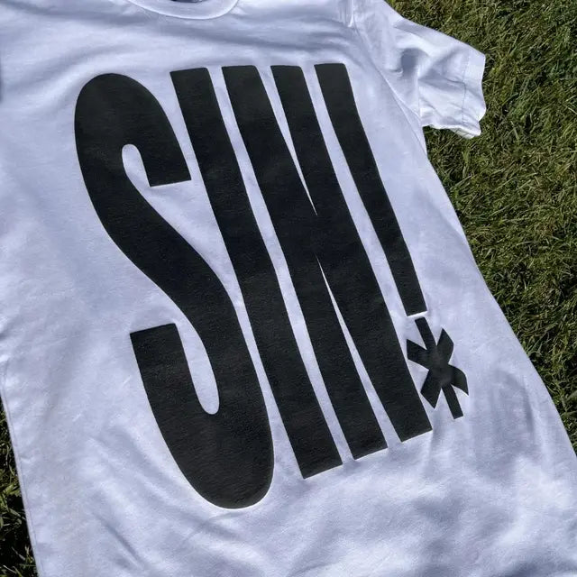 FlyShtFitsUK "SIN!" Vintage Oversized Short Sleeve Shirt