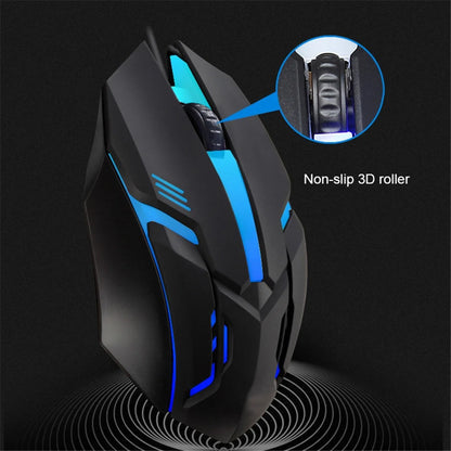 Wired Mouse Colourful LED Gaming Mouse E-Sports USB 5000 DPI Wired Mice Optical Wired Gamer Mouse For Desktop Laptop PC Computer