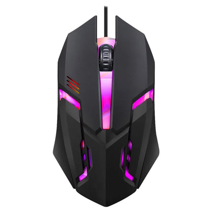 Wired Mouse Colourful LED Gaming Mouse E-Sports USB 5000 DPI Wired Mice Optical Wired Gamer Mouse For Desktop Laptop PC Computer